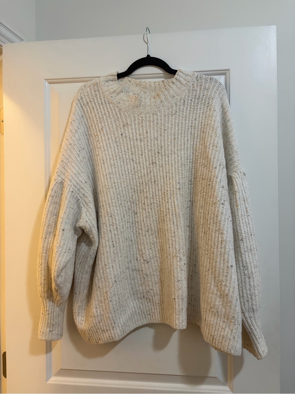 Oversized Cream Knit Old Navy Sweater